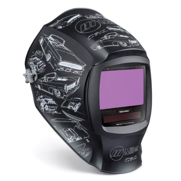 406216408 279482688406675 5024075685407192322 n 10 Miller Digital Infinity™, ’22 Custom Kindig-it, ClearLight 2.0 Welding Helmet #292933