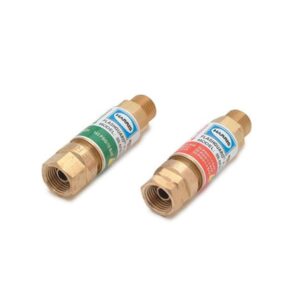 431714448 351972487838102 7010055133883724612 n 38 Harris® Flash-Guard® 88-5 FBT (R&L) 9/16″ – 18 Torch Flashback Arrestor w/ Check Valve #4302202