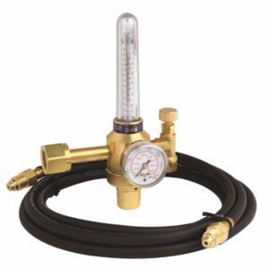 Harris® 355-2AR-58010 Medium/Heavy Duty Single Stage Argon Flowgauge Kit 10′ Hose #4400235