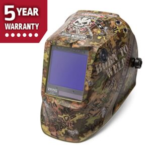 442475865 332343393210651 4460905656502117173 n 16 Lincoln VIKING™ 3350 Born To Weld™ Welding Helmet #K3616-4