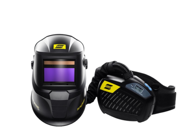 442475865 332343393210651 4460905656502117173 n 2 1 ESAB® SAVAGE A40 PAPR Welding Helmet Kit 0700002400