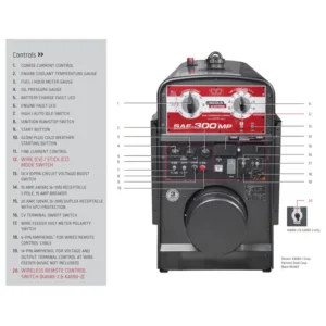 907824top ccec9be5 5841 4944 b0e8 7bd5d641630e 1500x 13 LINCOLN SAE 300 MP STAINLESS WELDER/GENERATOR W/WIRELESS REMOTE (K4089-2)