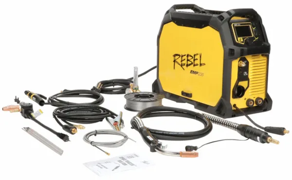 907859001 e286eafc dae3 45e7 8aab 854f2e905ae1 1500x 10 ESAB Rebel EMP 235ic Multiprocess Welder w/Cart 0558012704