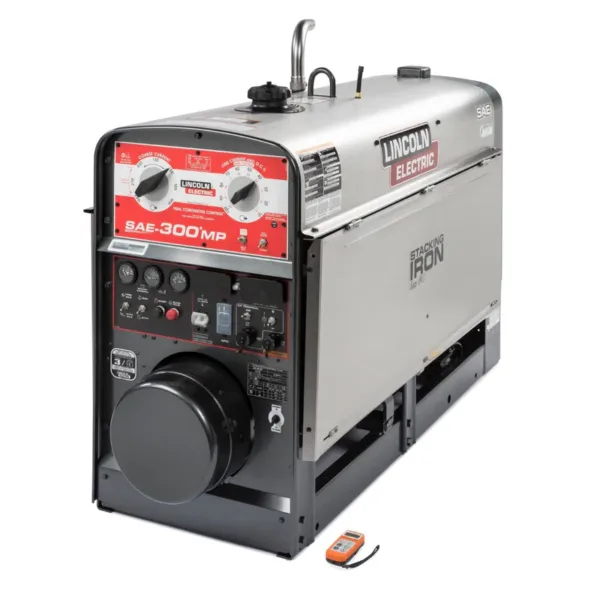 907859back 1bd13d83 bcef 4c91 9fc9 7607662bb83d 1500x 35 LINCOLN SAE 300 MP STAINLESS WELDER/GENERATOR W/WIRELESS REMOTE (K4089-2)