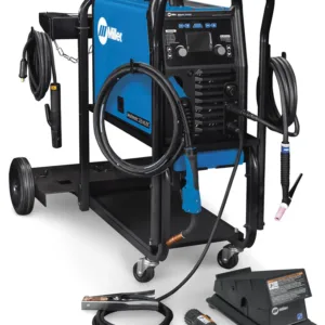 951000008 1500x 8 Miller Multimatic 220 AC/DC w/Dual Cylinder Cart & Wireless Foot Control 951000104