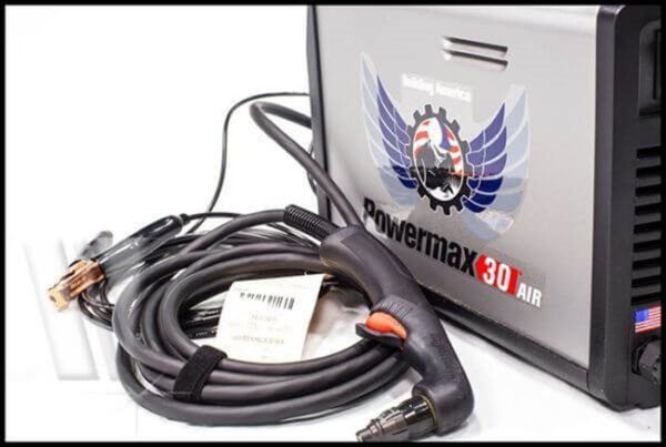 BSPMX6585SYNCFrontRG ECHH 3 Hypertherm Powermax30 Air Plasma Cutter 088096: Building America Decal