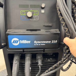IMG 0529 Used Miller welder, Syncrowave 210, AC/DC arc welder