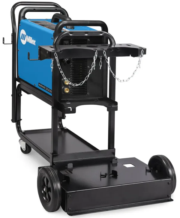 K5376 1 1500x 3 Miller Multimatic 220 AC/DC w/Dual Cylinder Cart & Wireless Foot Control 951000104