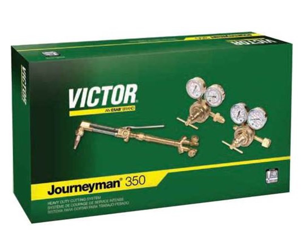 LE-K5457-1-5-21 LE K5457 1 5 21 Victor Journeyman 350 540/510 Acetylene Torch Outfit with Classic Regulators #0384-0804