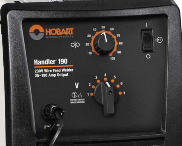 PowerMIGK4876 1 8 1 Hobart Handler 190 Wire Feed Welder Part #500554