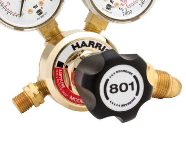 PrecisionK2619 1 4 9 Harris® 801 Model Acetylene Regulator (CGA 300) 801-15-300 #3002195