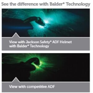 T94i 288758 5 25 Jackson HLX Welding Helmet with TrueSight II Digital ADF- Black Part#29371