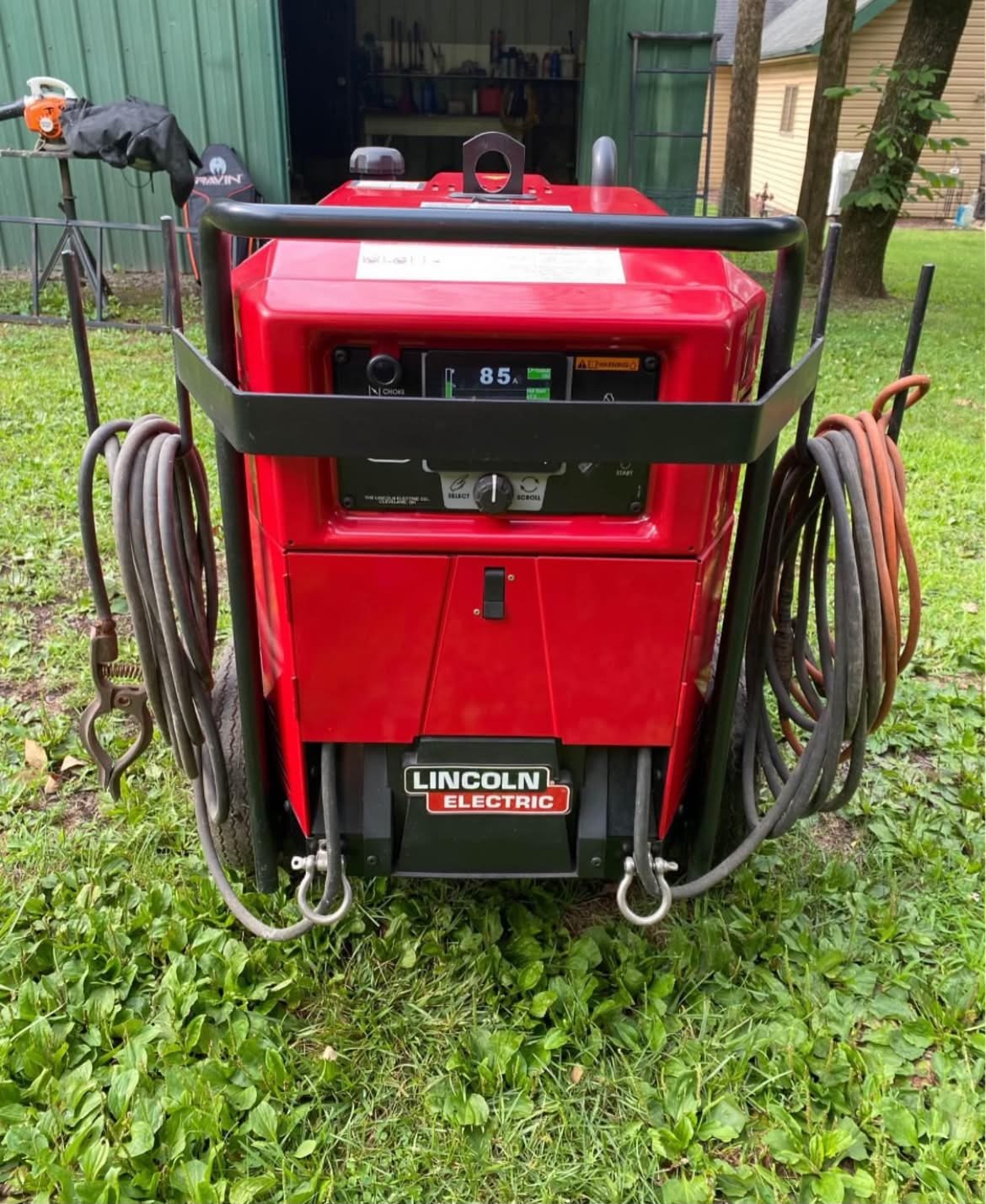 used Lincoln Ranger 330MPX gasoline welder generator for sale.